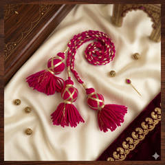 Classic Zari Parandi for Girls & Women | Nikkah & Mehndi Wear (All Colors)