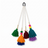Premium Handmade Tassel Hair String | Colorful Boho Parandi