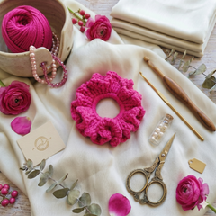 Premium Handmade Crochet Scrunchies | Custom & Classic Colors