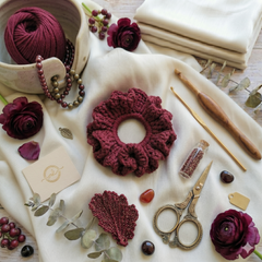 Premium Handmade Crochet Scrunchies | Custom & Classic Colors