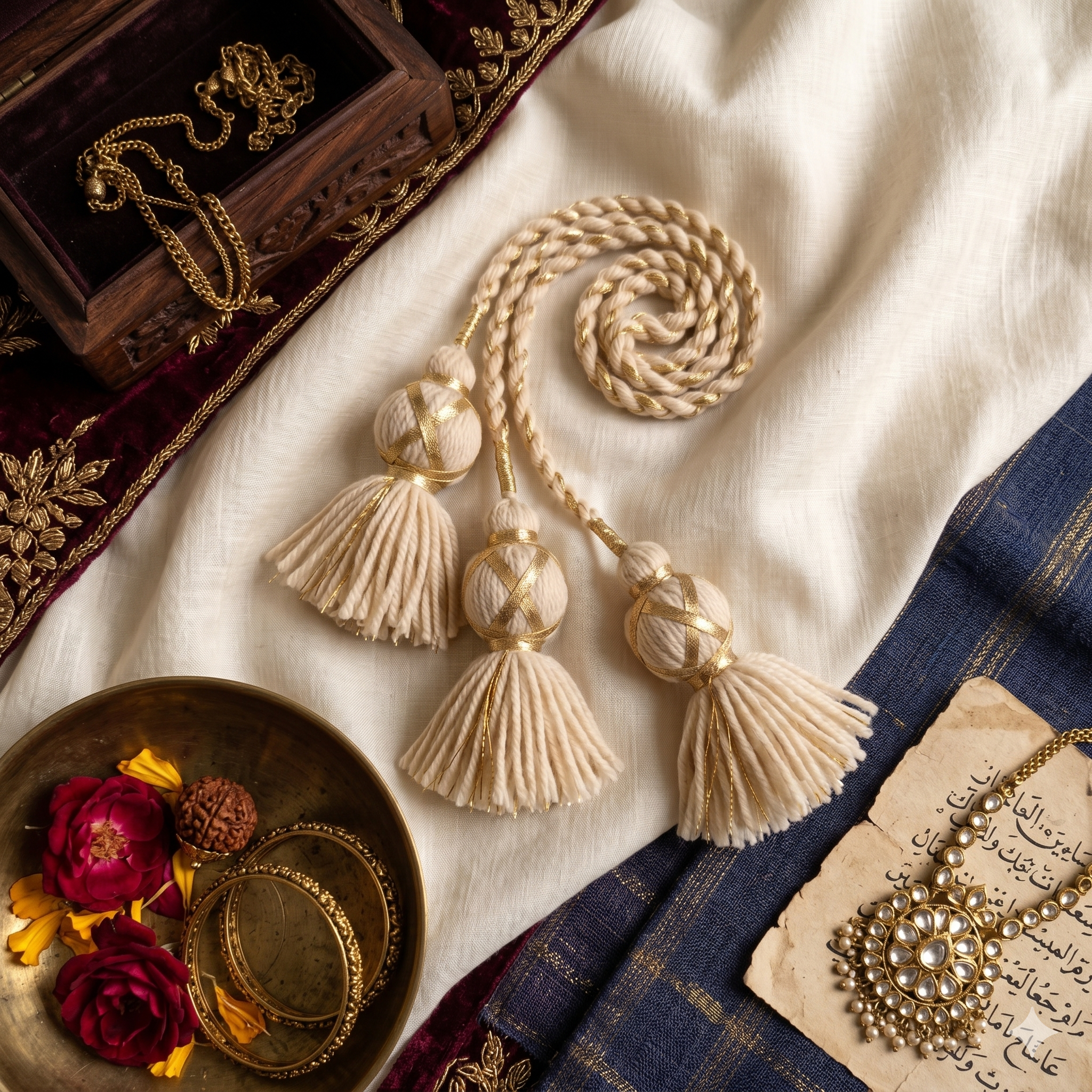 Classic Zari Parandi for Girls & Women | Nikkah & Mehndi Wear (All Colors)