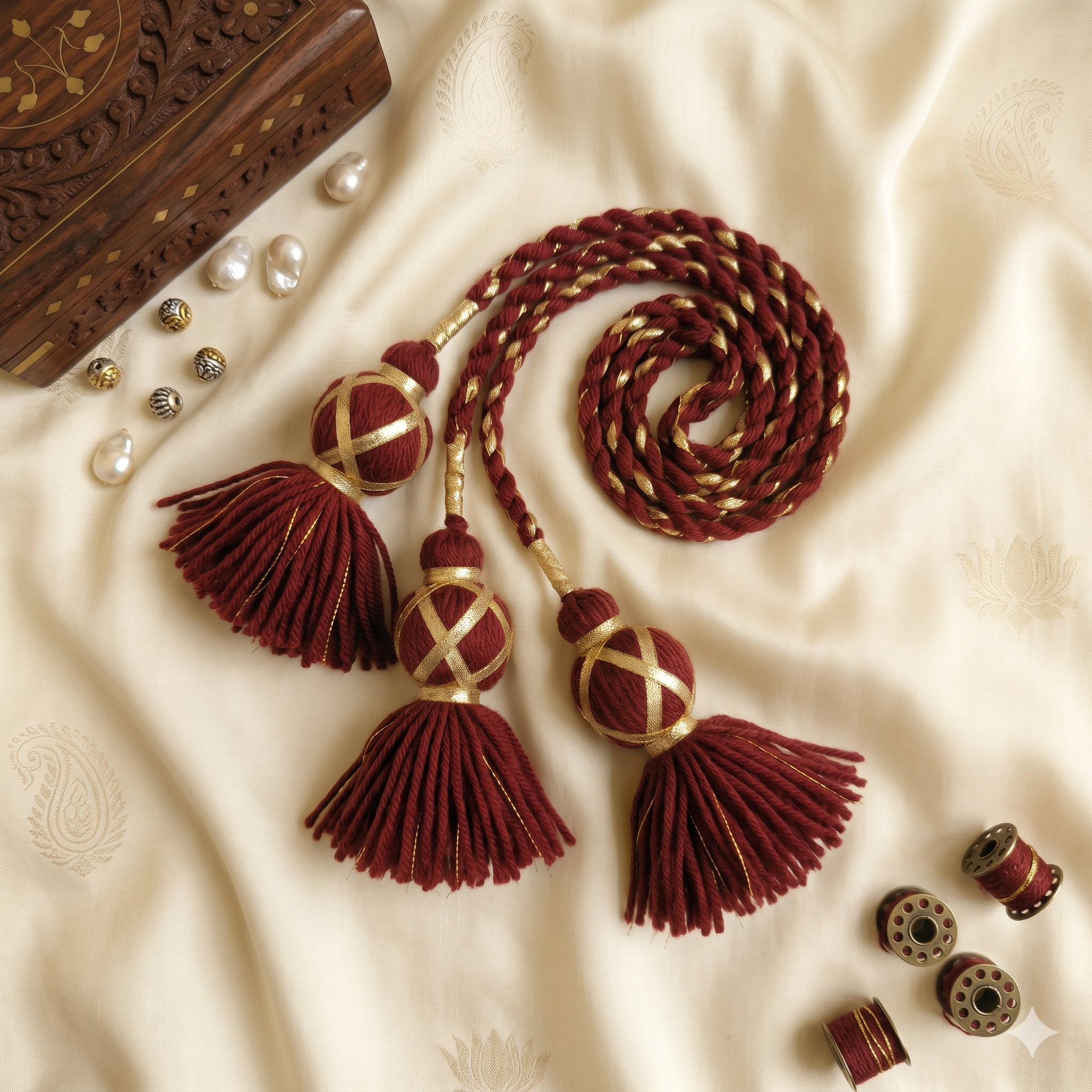 Classic Zari Parandi for Girls & Women | Nikkah & Mehndi Wear (All Colors)