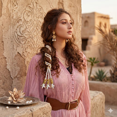 Elegant Kashmiri Parandi | Bridal & Mehndi Hair Accessory Pakistan